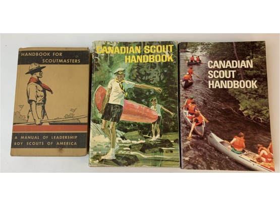 Handbook For Scoutmasters 1945/ 2 Canadian Scout Handbooks