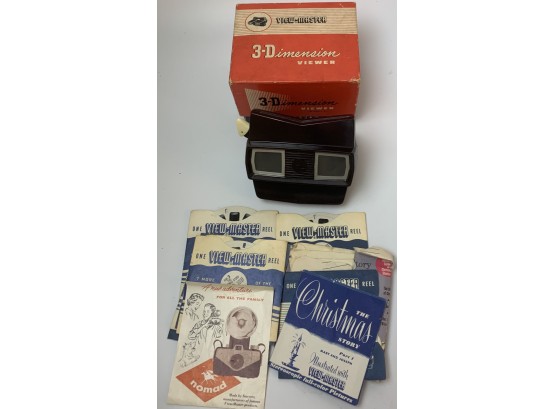Vintage Sawyer's View Master In Box With 7 Reels