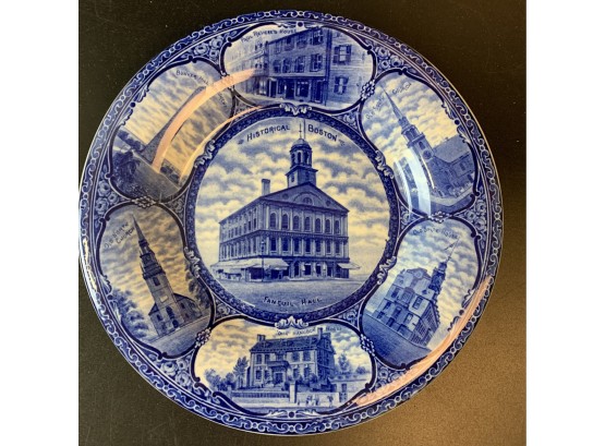 Historical Boston Souvenir Plate