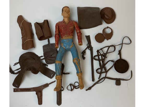 Johnny West Action Figure- Marx As Is Lot C Johnny West