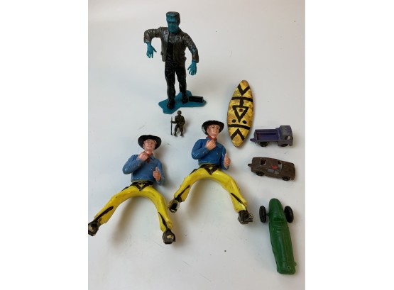 Assorted Vintage Plastic/metal Toys