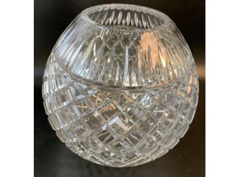 Large Polish Crystal Vase