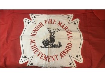 Jr. Fire Marshal Acheivement Award Flag