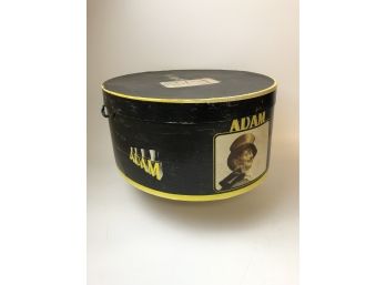 Empty Vintage Oval Hat Box- Adam