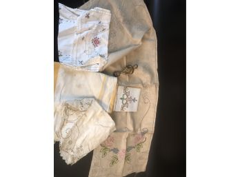 Old Linens & Angel