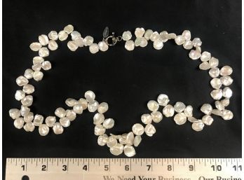 Coldwater Creek 30 Inch Necklace, Probable Freshwater Pearls