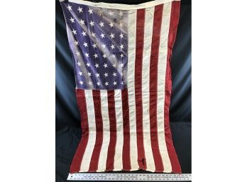 Vintage 48 Star US Flag, Approximately 56 X 30, Lot A