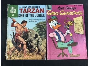 Well Disney Gyro Gearloose #1095, Tarzan #37, 1960, See Pics, C