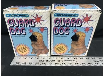 Two Electronic Parking Guard Dogs, Untested