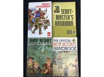 Vintage Lot Of 4 Boy Scout Handbooks