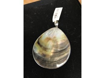 Abalone Pendant, New With Tag