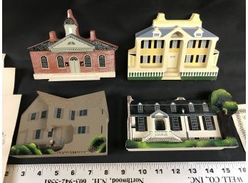 4 Sheilas Collectible Historic Houses, 1990