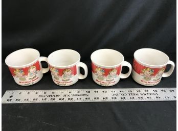 4 Campbells Soup Company Mugs, 1989, Westwood International