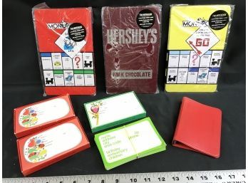 3 Tin Notebooks, Four Boxes Address Cards, Mini Binder