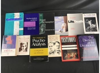 12 Freud Psycho Analyst Books, A