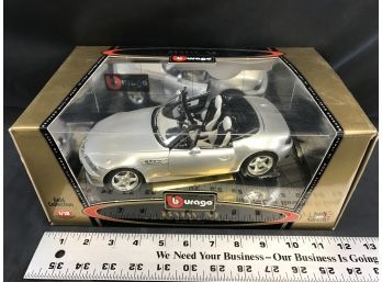 1996 BMW M Roadster Gold Collection Diecast Metal And Plastic, Burago, Made In Italy