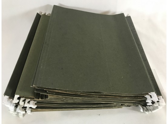 50 Filing Cabinet Letter Size Folder Holders, Good Condition