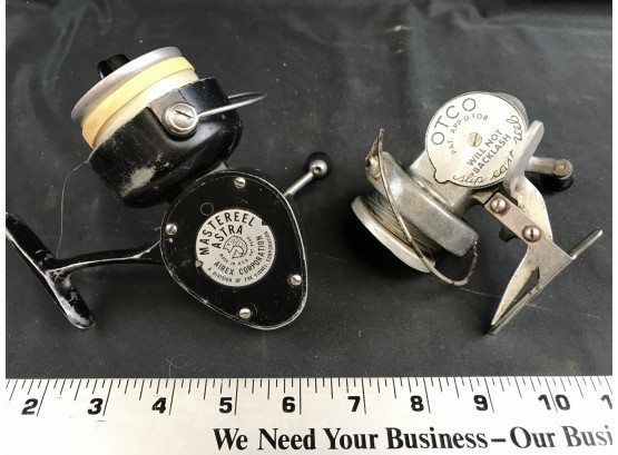 Vintage Fishing Reels, Mastereel Astra By Airex Corp , Octo By Ohio Tool, A