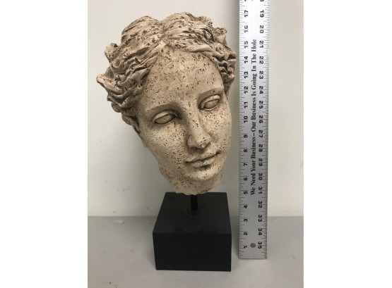 Plastic Greek Looking Statue With Stand