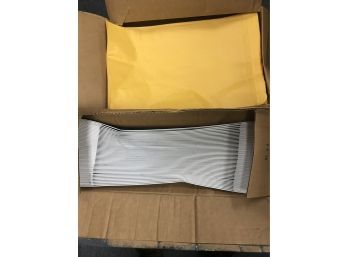 Box Of Yellow Bags 14 X 3 X 21 And Box Of Large Gift Boxes