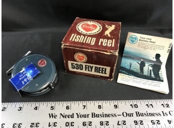 Berkley Fly Fishing Reel #530 With Box, Made In Japan