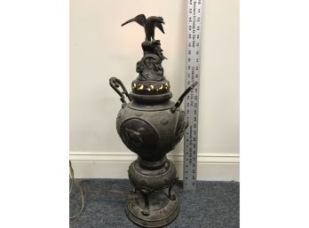 Old Metal Table Light, Very Unique, Approximately 24 Inches Tall