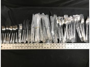 Mostly Lennox Knives, Long Spoons, Cocktail Forks