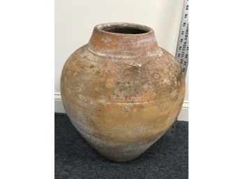 Large Clay Pot Proximately 18 Inches High And 15 Inches In Diameter