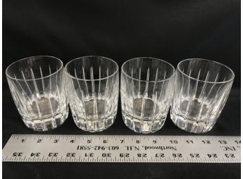 4  Lenox  Heavy Water Crystal Glasses