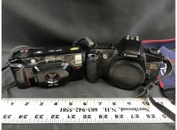 Canon EOS Rebel G And Minolta AFDL 35 Mm Camera, Untested