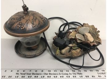 Bird Feeder And Water Fountain, Untested