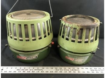 2 Vintage Coleman Catalytic Heaters, Untested