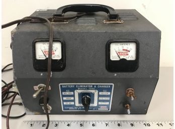 Vintage Battery Eliminator And Charger, Untested