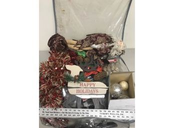 Bag Of Christmas Decorations