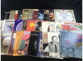 30 Vintage Record Albums Various Genre, A