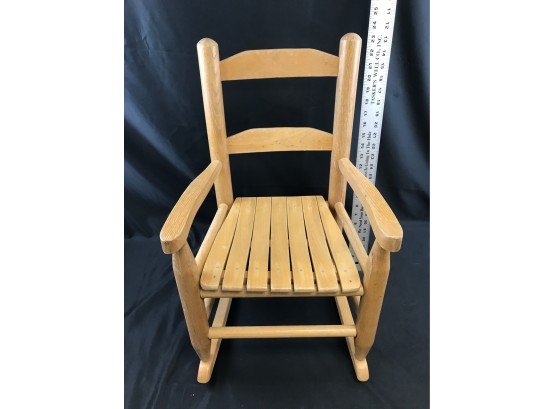 Childs Wood Rocking Chair, 24 Inches Tall
