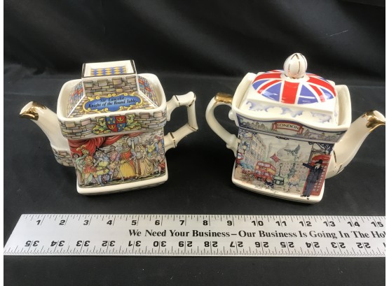 2 Tea Pots, Sir Lancelot And London Piccadilly Tea