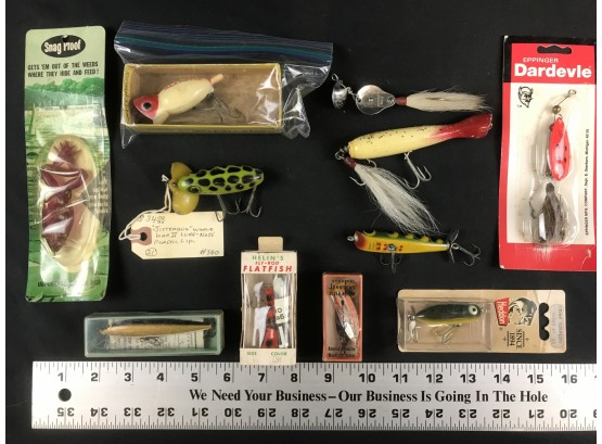 Vintage Fishing Lures B, See Pics