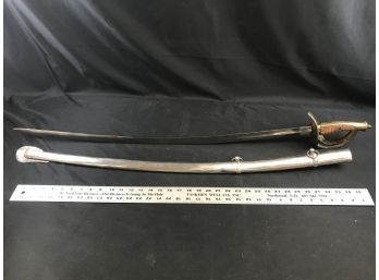 Sword With Metal Sheath, Made In India, Proximately 40 Inches Long