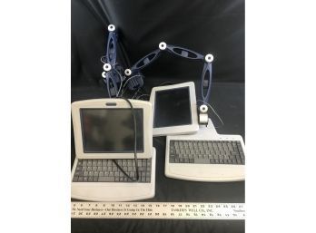 2 ECopy Keyboards With Screens And Adjustable Arms