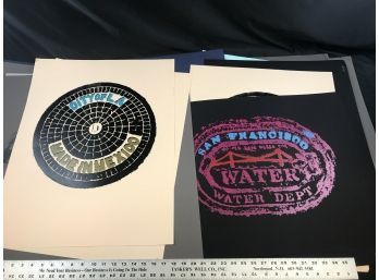 40 Plus Screen Print Custom Made Posters, Some Signed And Numbered, Mostly Of US Cities