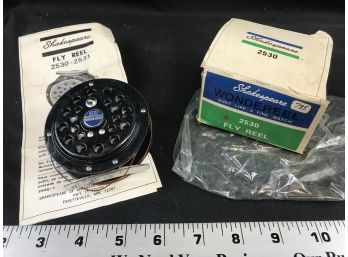 Shakespeare Fly Fishing Reel, 2530 With Box