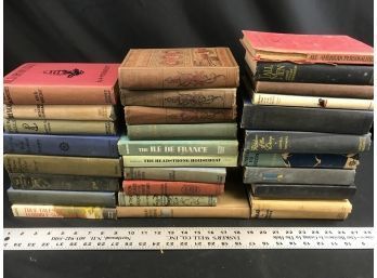 Lot Of Vintage Books, Many On Boats And Ships, Box