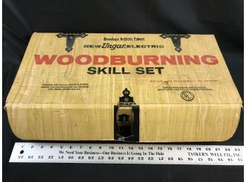 Vintage Wood Burning Skill Set By Ungar  Electric