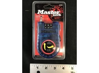 Master Lock Retractable Cable Lock, Never Used