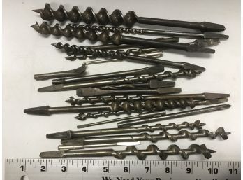 Lot Of Drill And Auger Bits