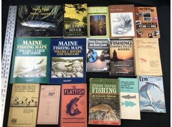 16 Books On Fishing, Freshwater, Trout, A