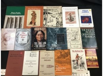 17 Books On Native Americans, Indians