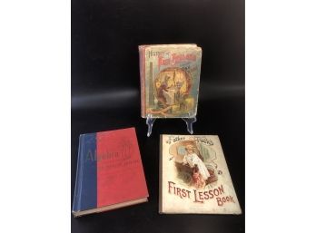 Antique & Vintage Children's Text Books