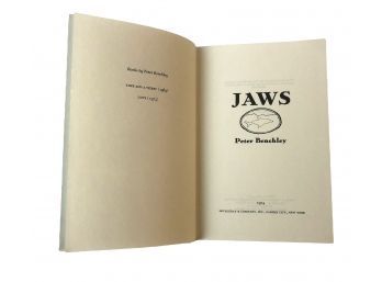 Jaws By Peter Benchley
